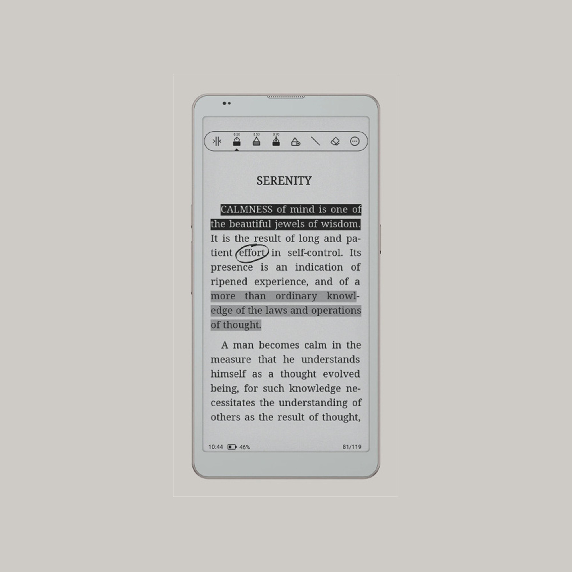 Кишеньковий E Ink рідер